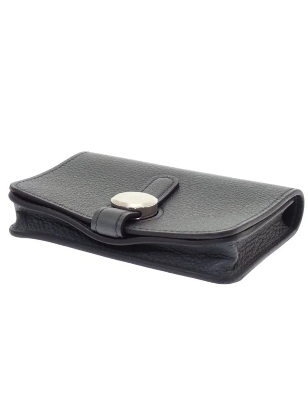 Hermes Dogon Compact Card Case Sellier Ever Color Gray Grimeyer